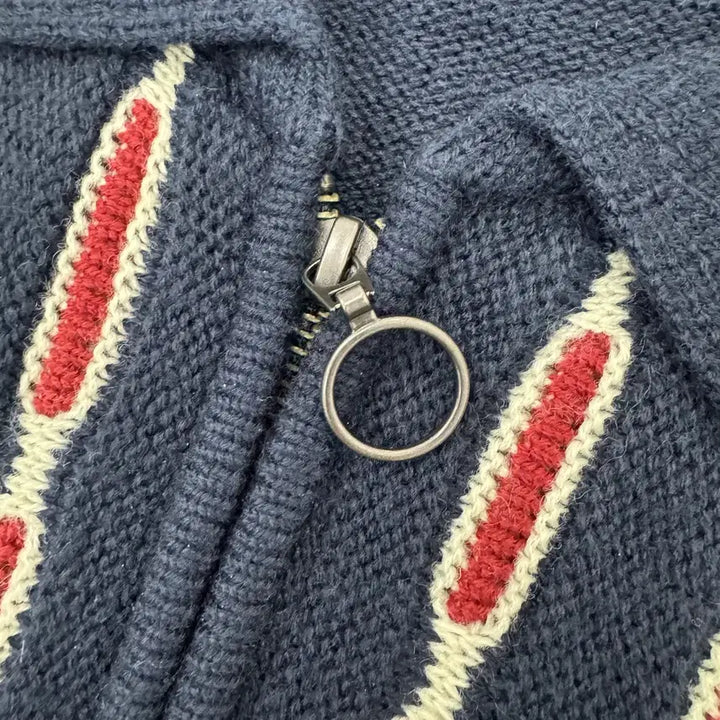 [BUNJANG] thisisneverthat Chain Zip-up Polo Knit Cardigan / S 디스이즈네버댓 디네댓 체인 집업 폴로 니트 가디건