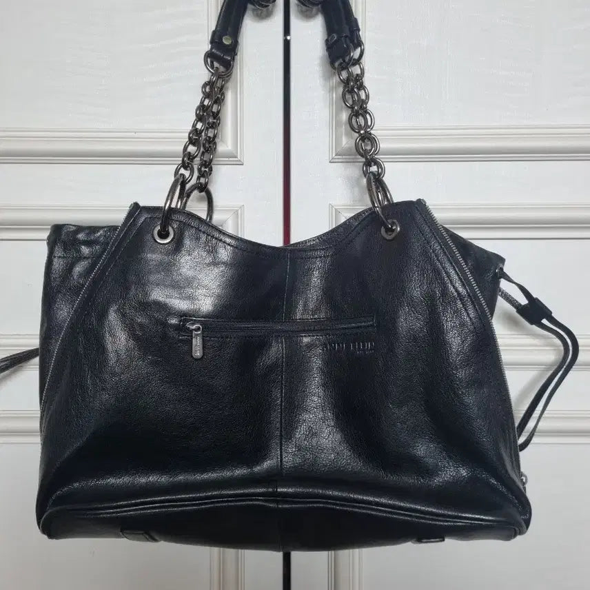 [BUNJANG] Anne Klein Black Chain Shoulder Bag / 앤클라인 블랙 체인 숄더백 가방