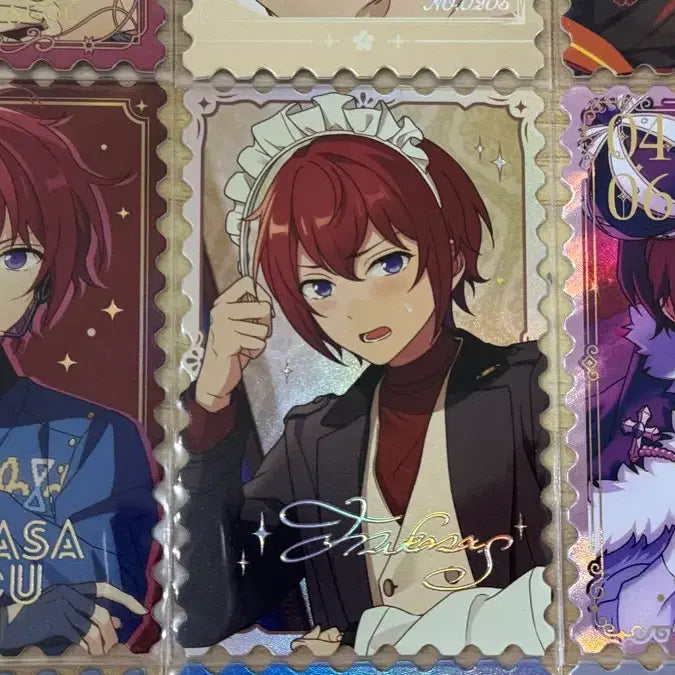 [BUNJANG] Ensemble Stars Suou Tsukasa Kohaku Stamp Photocard Bundle Set / 앙스타 스오우 츠카사  코하쿠 스탬프 포카 판매