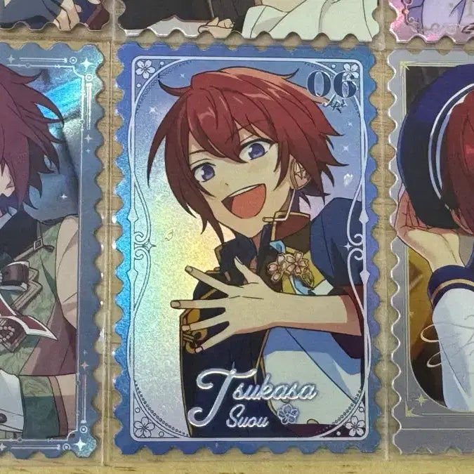 [BUNJANG] Ensemble Stars Suou Tsukasa Kohaku Stamp Photocard Bundle Set / 앙스타 스오우 츠카사  코하쿠 스탬프 포카 판매