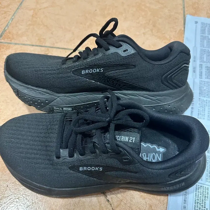 [BUNJANG] Brooks Glycerin 21 Running Shoes / 브룩스 글리세린21 블랙 런닝화