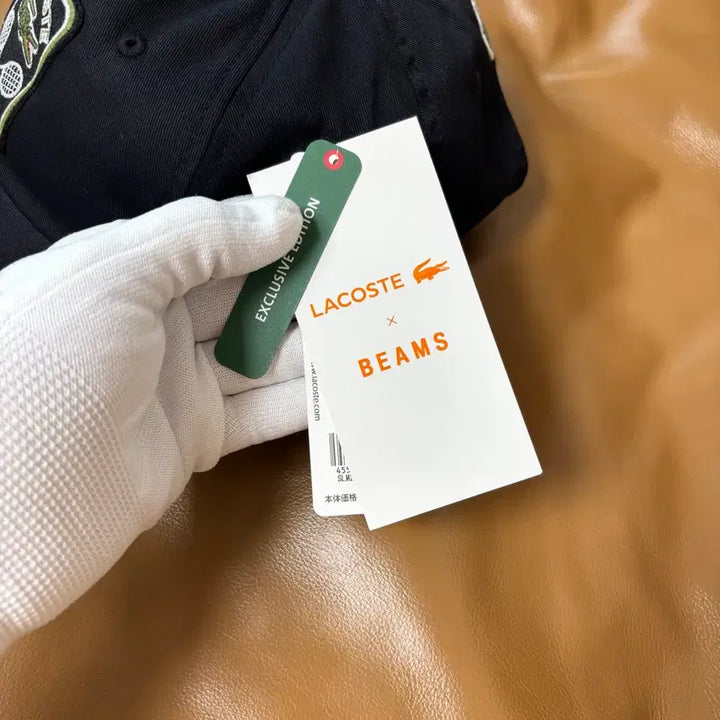 [BUNJANG] Beams x Lacoste Tennis Club 6-Panel Ball Cap / 빔즈 빔스 라코스테 6패널 볼캡 모자 테니스 클럽 네이비 블랙