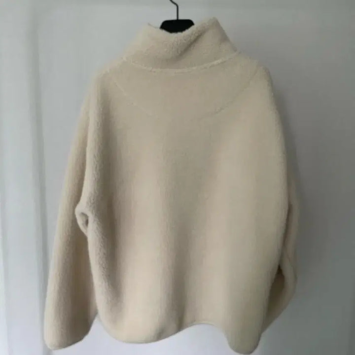 [BUNJANG] MUJI Ivory Half-Zip Up Sweatshirt / MUJI 무인양품 아이보리 하프집업