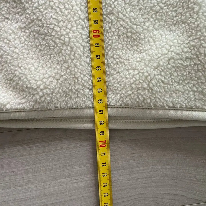 [BUNJANG] MUJI Ivory Half-Zip Up Sweatshirt / MUJI 무인양품 아이보리 하프집업