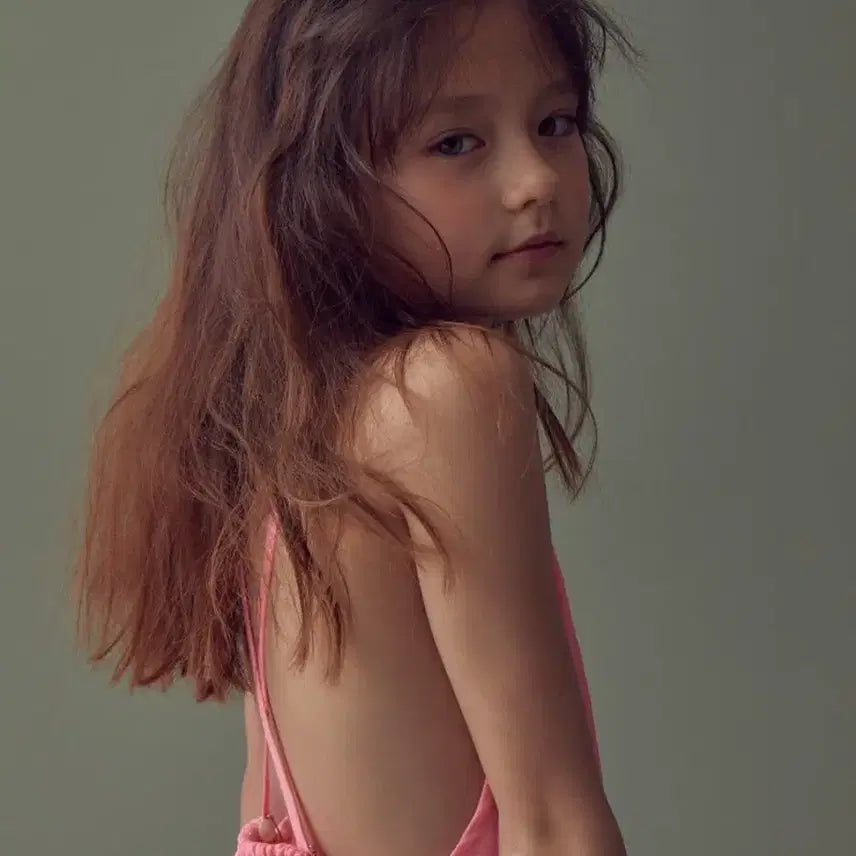 [BUNJANG] Numomu Pink Linen Long Dress / Numomu 누모무 핫썸머 핑크 린넨 롱 원피스