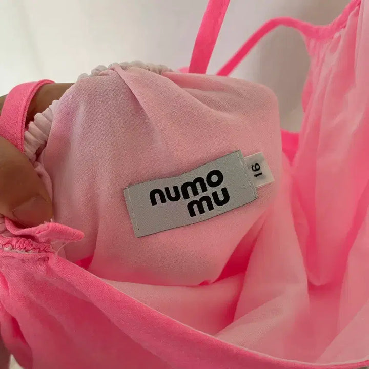 [BUNJANG] Numomu Pink Linen Long Dress / Numomu 누모무 핫썸머 핑크 린넨 롱 원피스