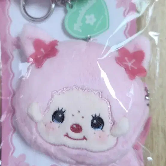 [SOLD OUT] (미개봉)벚꽃 몬치치 키링+몬치치 복주머니파우치 마지막1셋트