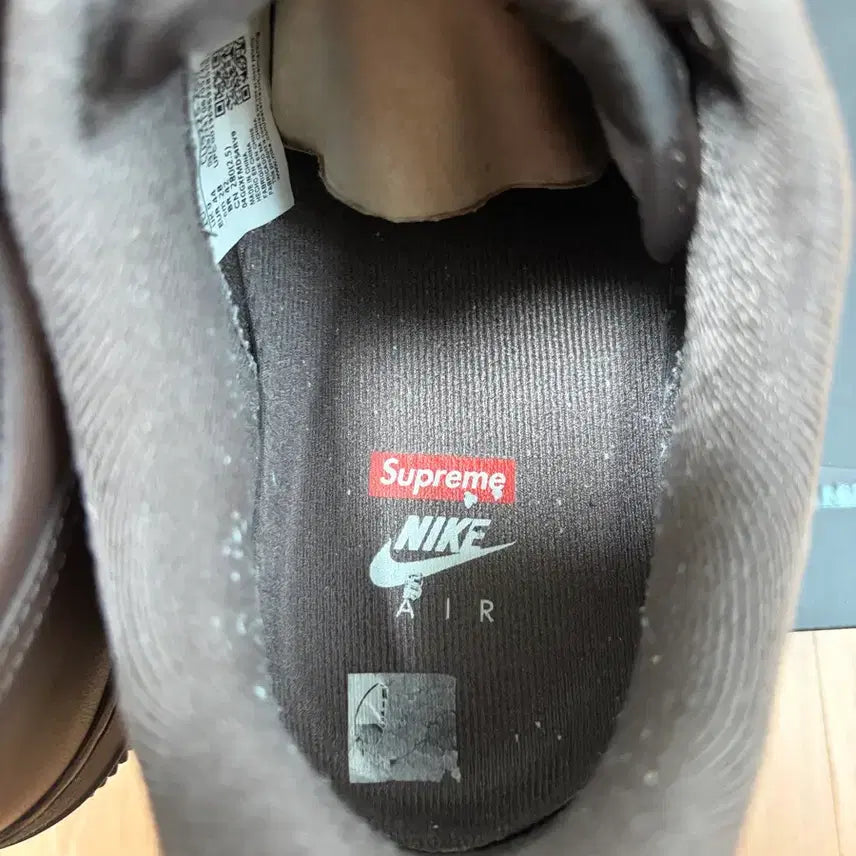 [BUNJANG] Supreme x Nike Air Force 1 Brown Sneakers / [280] 슈프림x나이키 에어포스 1 브라운