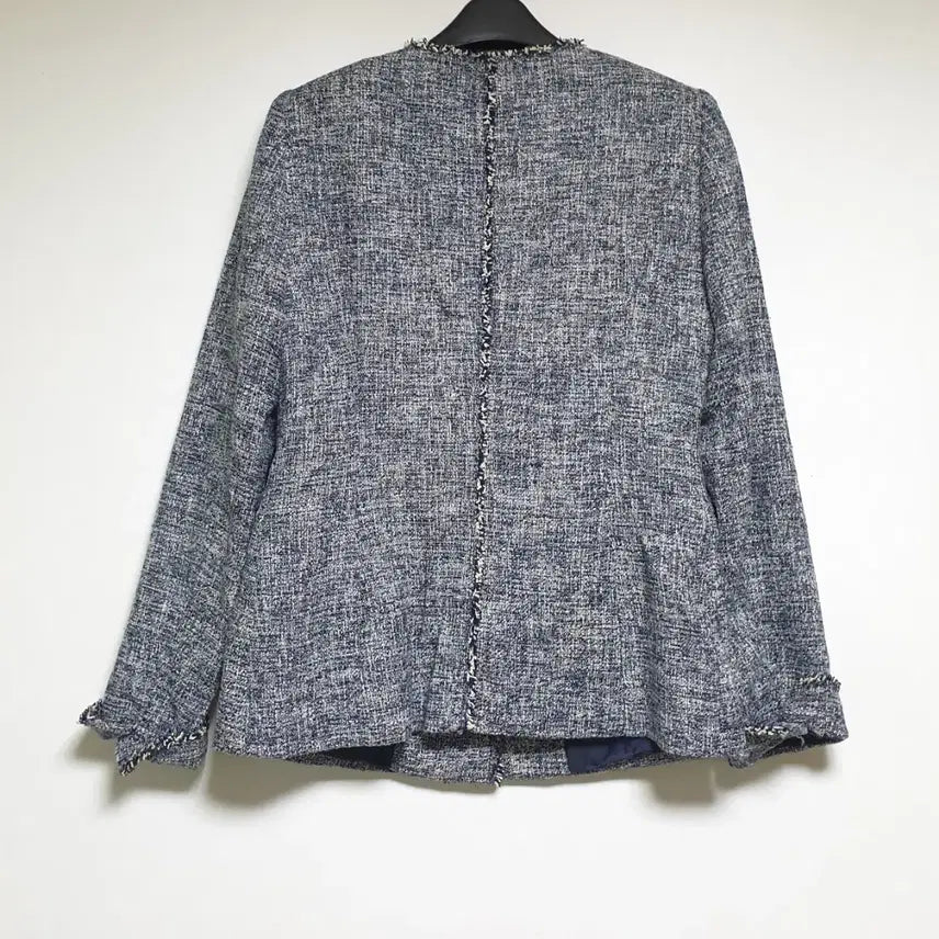 [SOLD OUT] 트위드 블루종 자켓 데님 포인트
