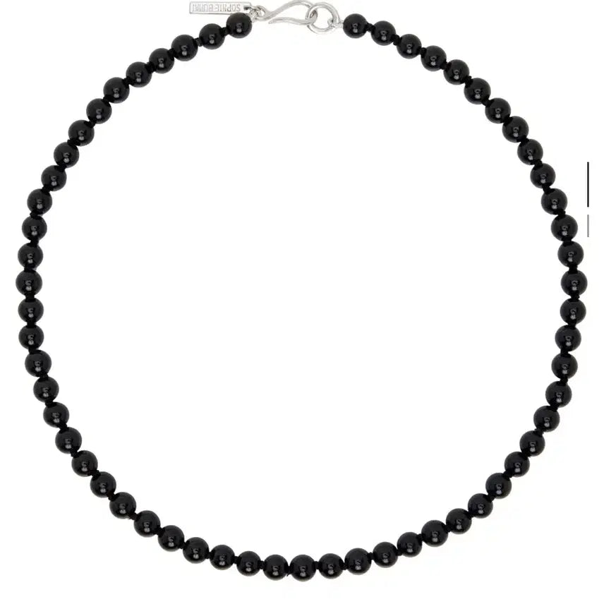 [BUNJANG] Sophy Bhuhi Black Onyx Necklace / 소피부하이 블랙 오닉스 목걸이 (정품)