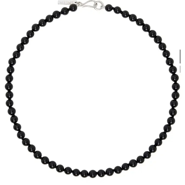 [BUNJANG] Sophy Bhuhi Black Onyx Necklace / 소피부하이 블랙 오닉스 목걸이 (정품)