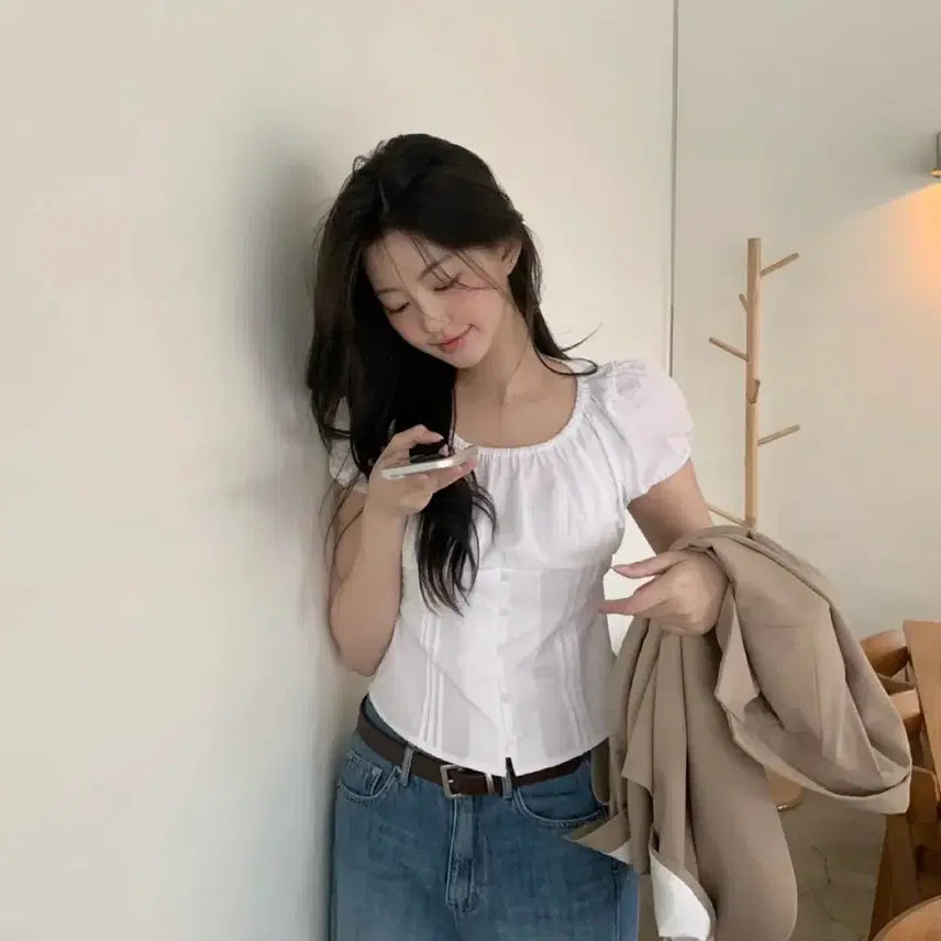 [BUNJANG] Jeniio Baby Doll Blouse / [새상품] 제니오 베이비 돌 블라우스
