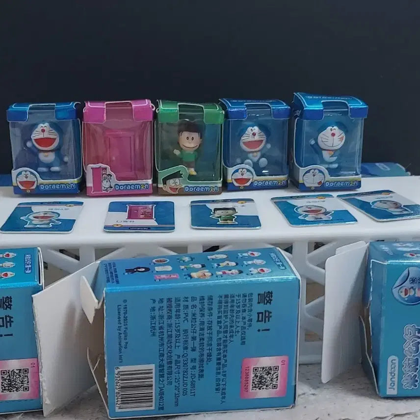 [BUNJANG] Doraemon Mini Figure 5-Piece Set / 도라에몽  정품 미니피규어 5종세트