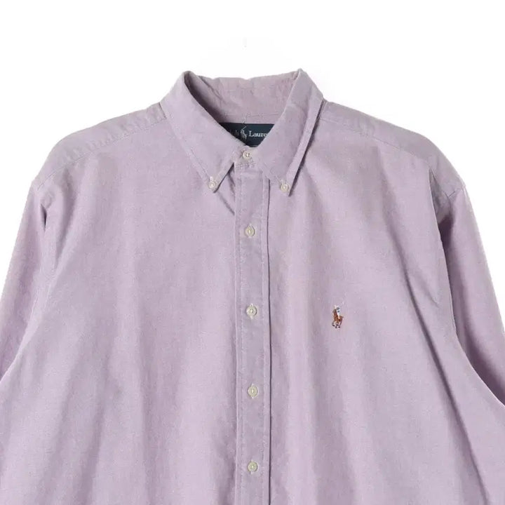 [BUNJANG] Polo Ralph Lauren Light Purple Cotton Shirt / 폴로 랄프 로렌 셔츠 라이트 퍼플 L