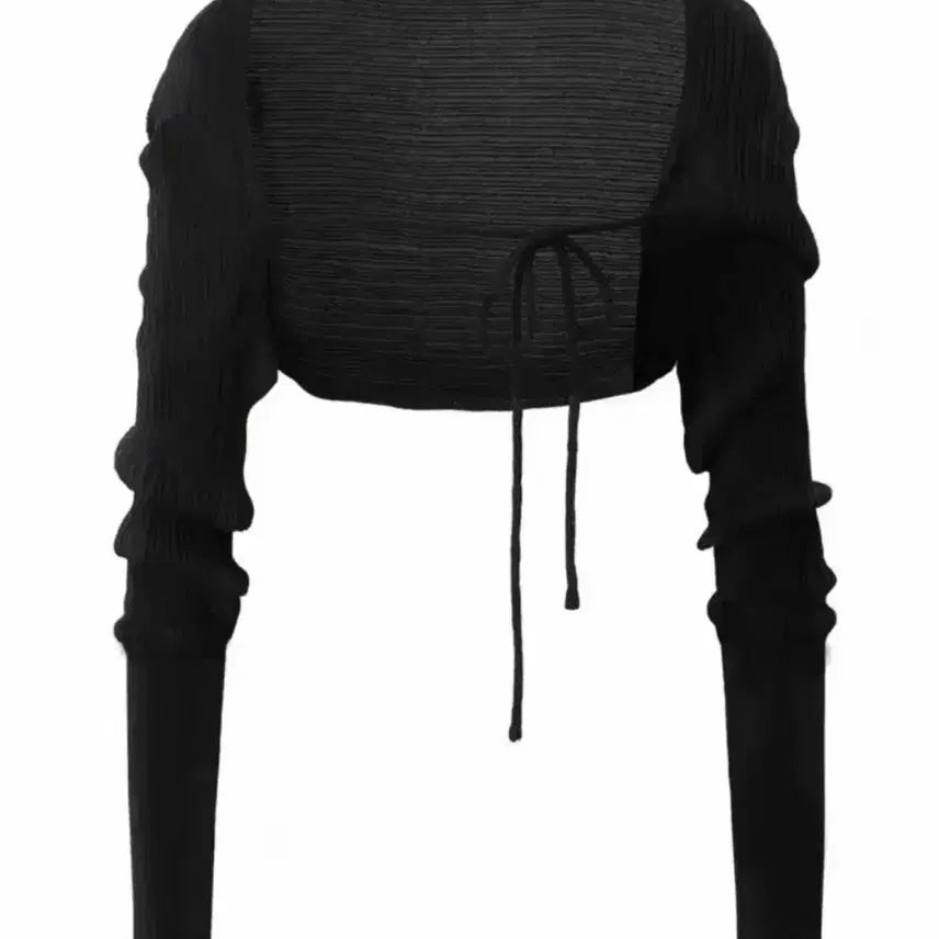 [BUNJANG] 3times Bolero Cardigan Black / 쓰리타임즈 쓰탐 릿볼레로 가디건 (블랙)