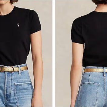 [BUNJANG] Polo Cotton Short Sleeve Knit (New, Unsealed) / 폴로 코튼 반팔 니트  [미개봉 새상품]
