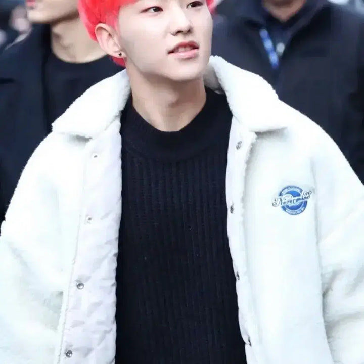 [BUNJANG] WV Project Fleece Coach Jacket XL / 더블유브이프로젝트 리플렛 양털 코치자켓, 세븐틴 호시 손민수