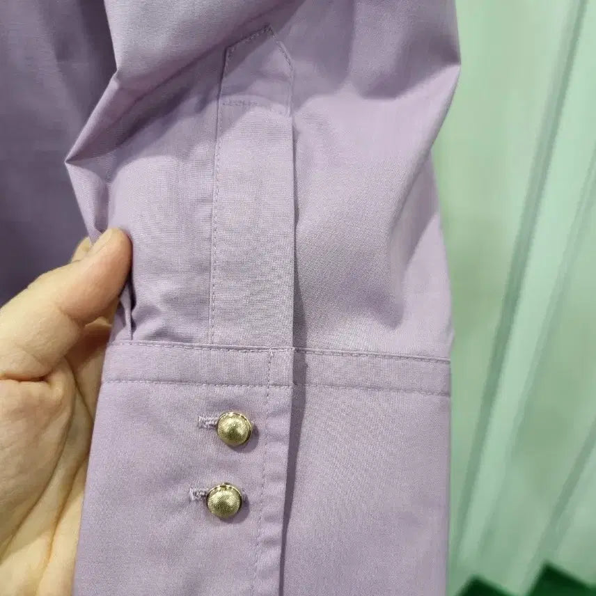 [BUNJANG] MORGAN Purple Shirt / MORGAN 모르간 보라색 셔츠