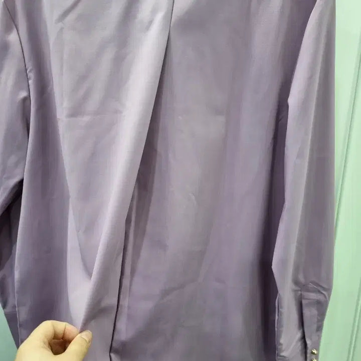 [BUNJANG] MORGAN Purple Shirt / MORGAN 모르간 보라색 셔츠