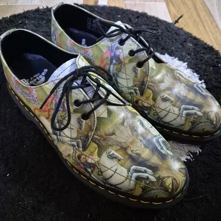 [BUNJANG] Dr. Martens 1461 Dragon Collaboration Limited Edition Boots / 닥터마틴 1461 성조지와 용 한정판 270 us9