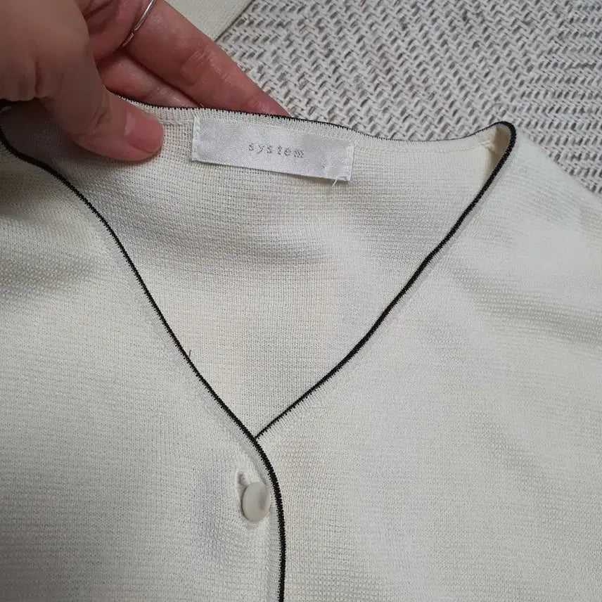 [BUNJANG] System Ivory Spring/Summer Cardigan / 시스템 아이보리 봄여름 가디건