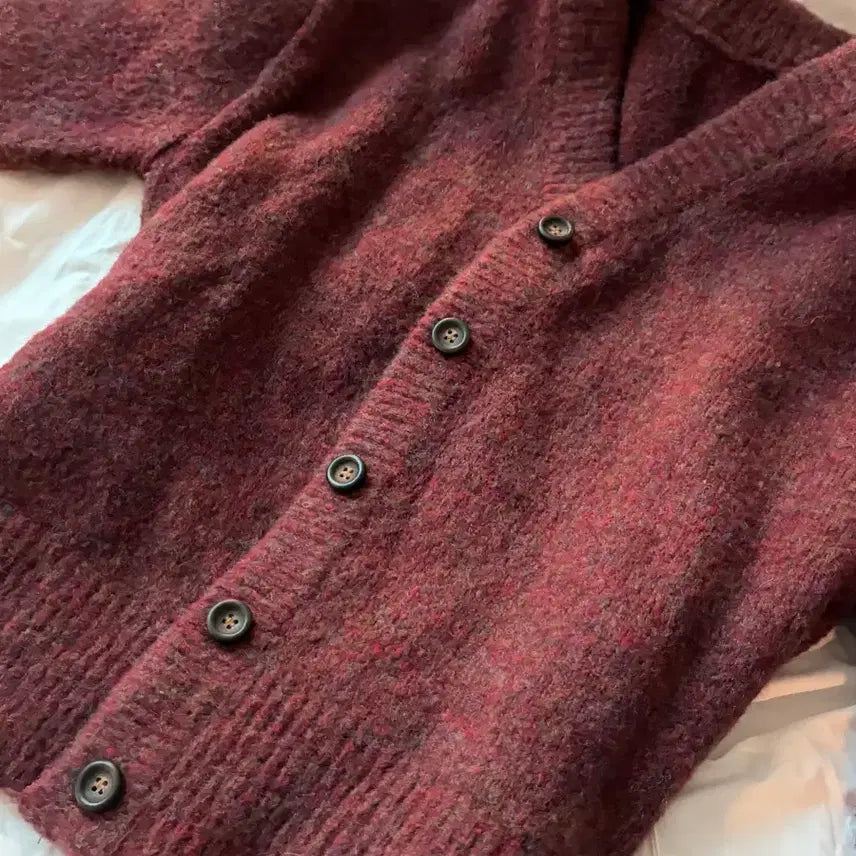 [BUNJANG] Vintage ABLY Knit Cardigan Sweater / 니트 가디건 빈티지 에이블리 옷 스웨터