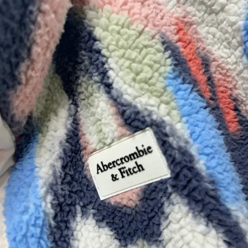 [BUNJANG] Abercrombie Fleece Jacket Pattern S / 아베크롬비 플리스 자켓 패턴 S