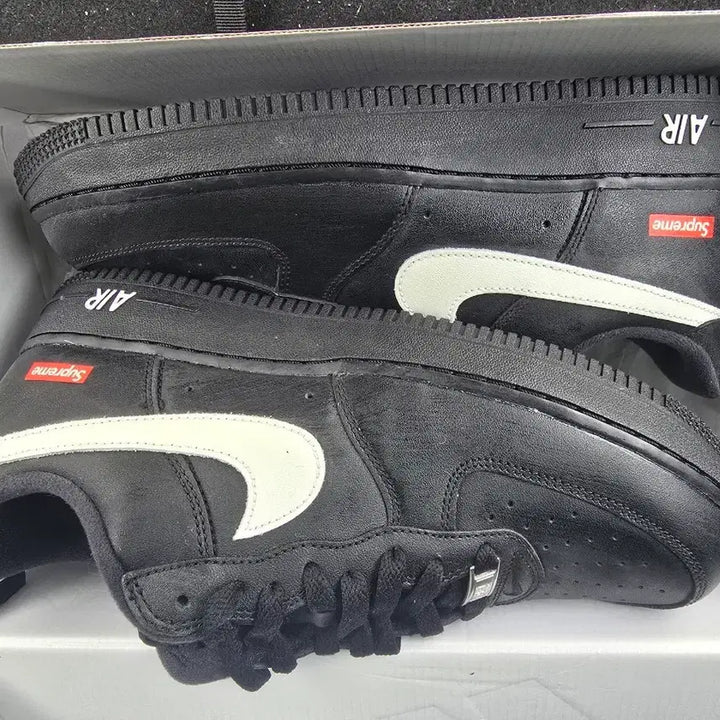 [BUNJANG] Nike Air Force 1 Supreme Black / 나이키 에어포스1 슈프림 블랙(265) 새상품