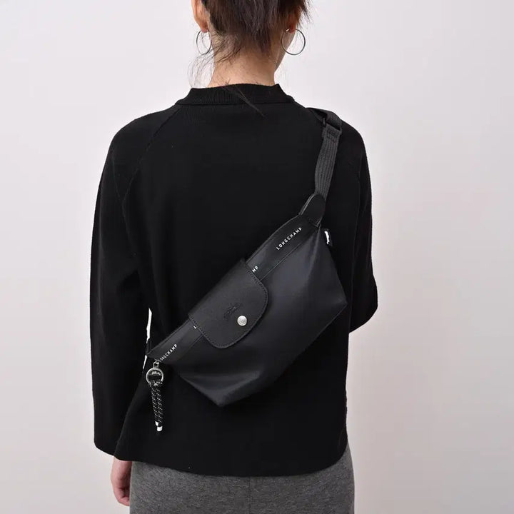 [BUNJANG] Longchamp Shoulder Bag Black Nylon Men&