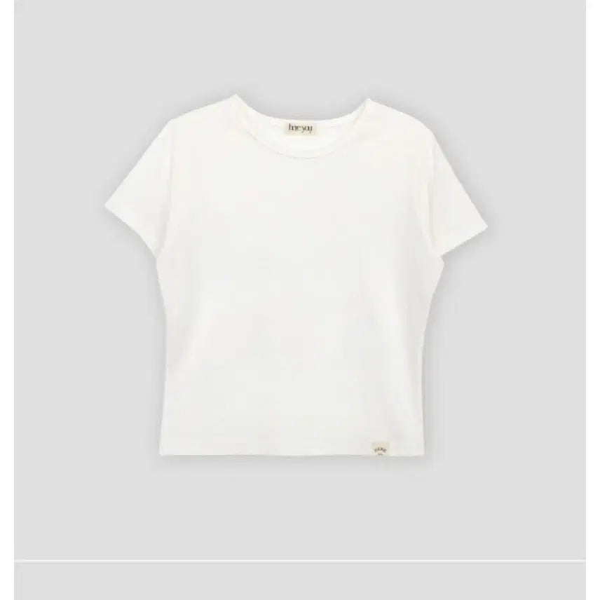 [BUNJANG] Yurie Here You Basic T-shirt Ivory S / 새제품) 유리에 here you 베이직 반팔티 아이보리 s사이즈