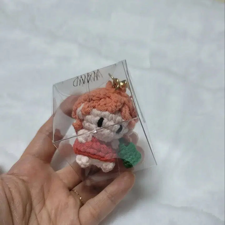 [BUNJANG] Handmade Ponyo Crochet Keyring / 핸드메이드 뜨개 포뇨 키링
