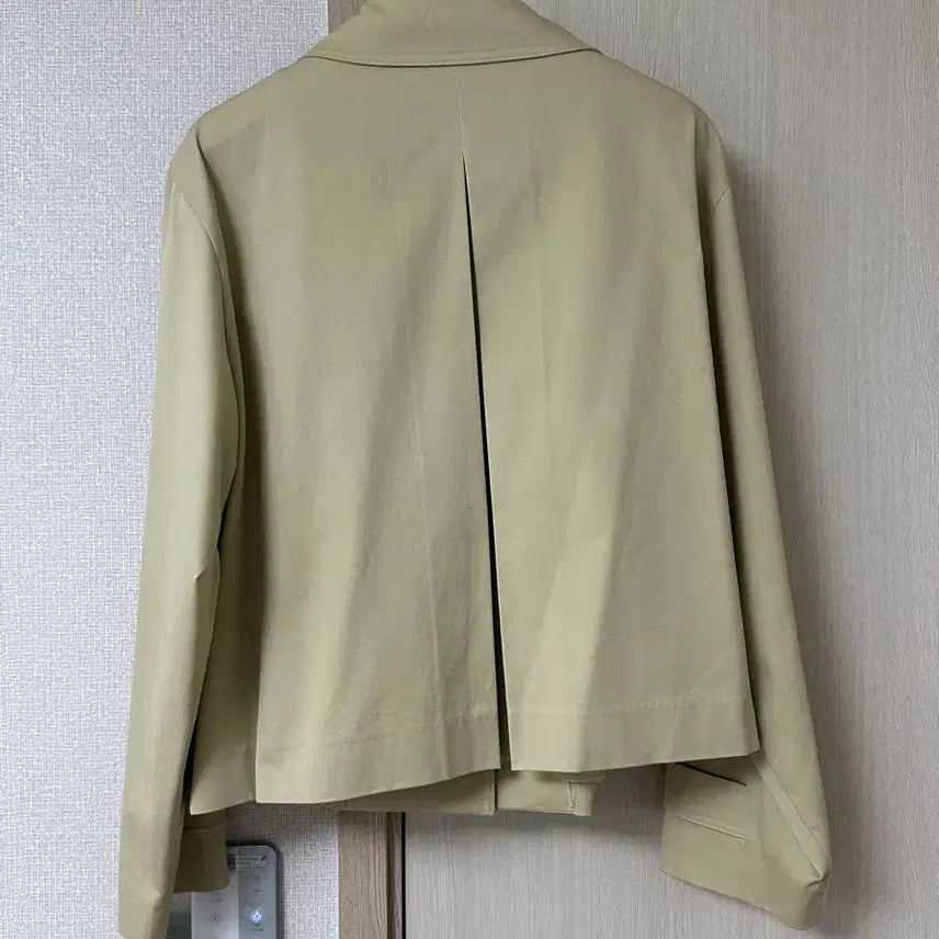 [BUNJANG] Bluebrick Cotton Crop Coat (Beige) / 블루브릭 코튼 크롭 코트(베이지)
