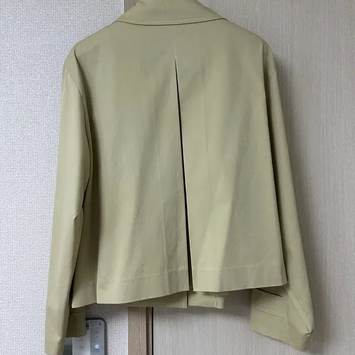 [BUNJANG] Bluebrick Cotton Crop Coat (Beige) / 블루브릭 코튼 크롭 코트(베이지)