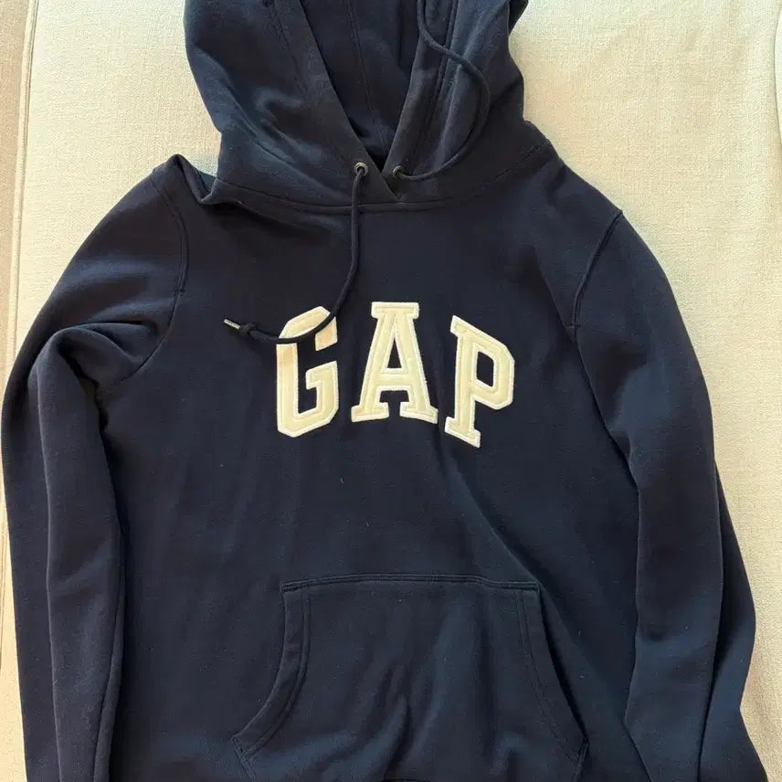 [BUNJANG] GAP Navy Fleece Hoodie / GAP 네이비색 기모후드티