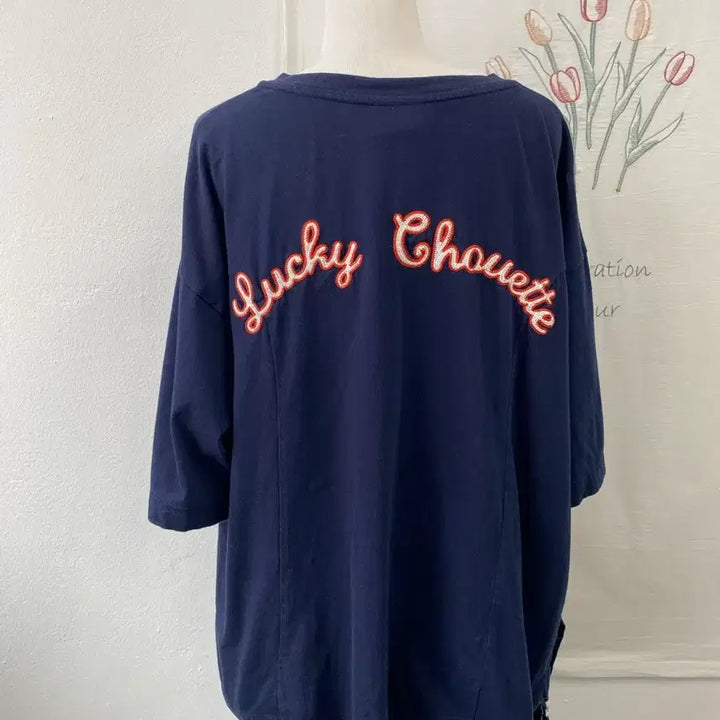 [BUNJANG] Lucky Chouette Sailor Design Short Dress / 럭키슈에뜨 세일러디자인 숏 원피스