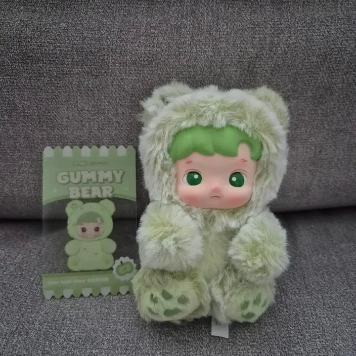 [BUNJANG] Pop Mart Hachi Pupu Jelly Bear Green Apple Jelly Keychain / (정품)팝마트 하치푸푸젤리곰 청사과젤리 키링
