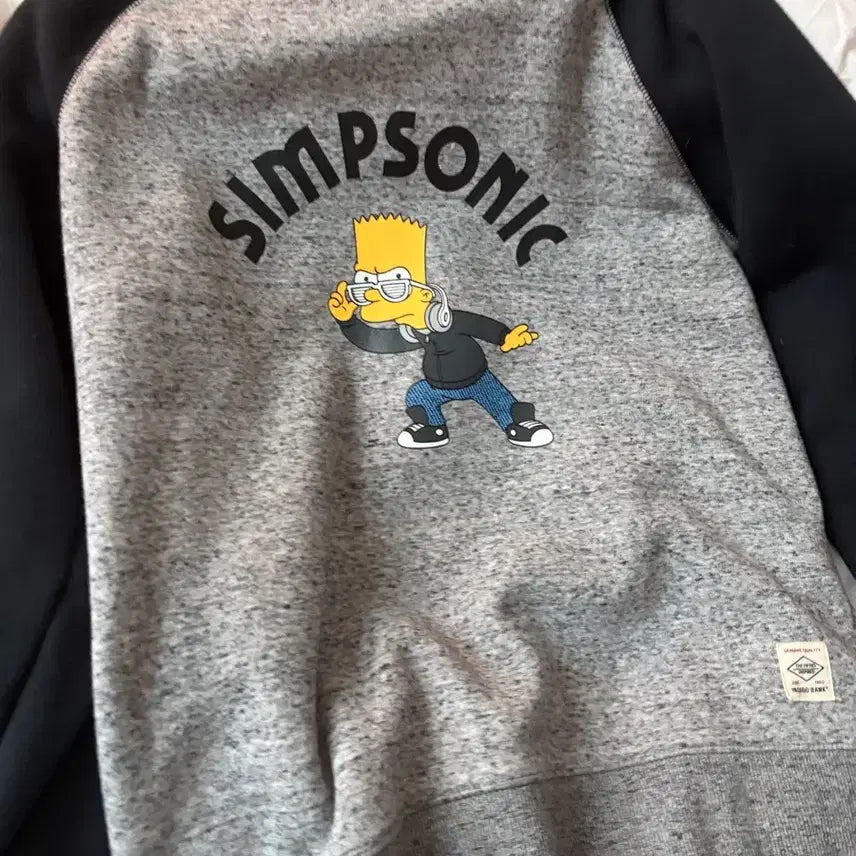 [BUNJANG] Simpsons Fleece Sweatshirt Vintage Top / 심슨 긴팔 기모 맨투맨 티셔츠 빈티지 옷