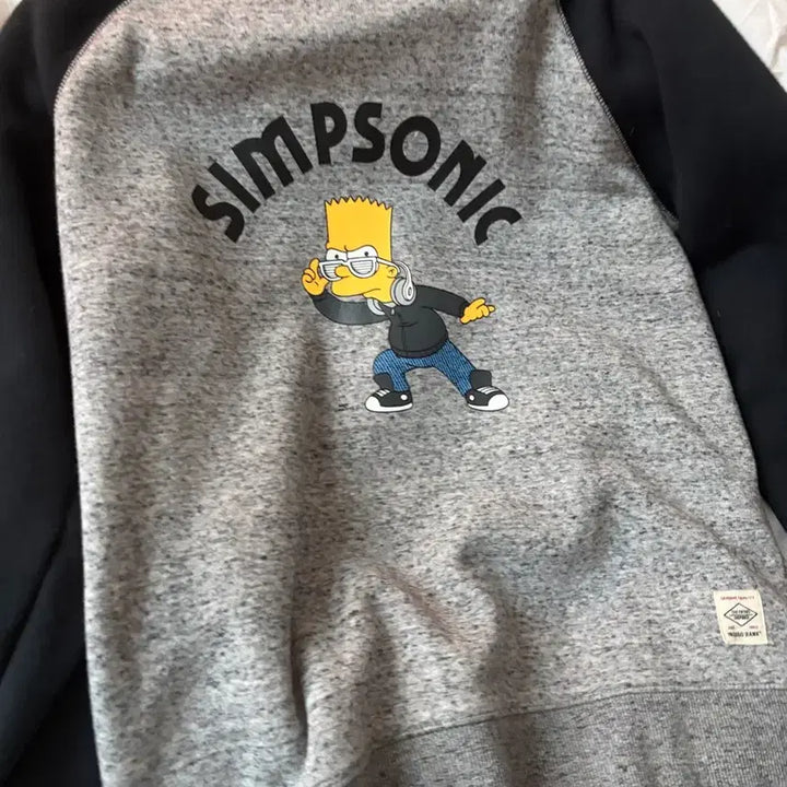 [BUNJANG] Simpsons Fleece Sweatshirt Vintage Top / 심슨 긴팔 기모 맨투맨 티셔츠 빈티지 옷