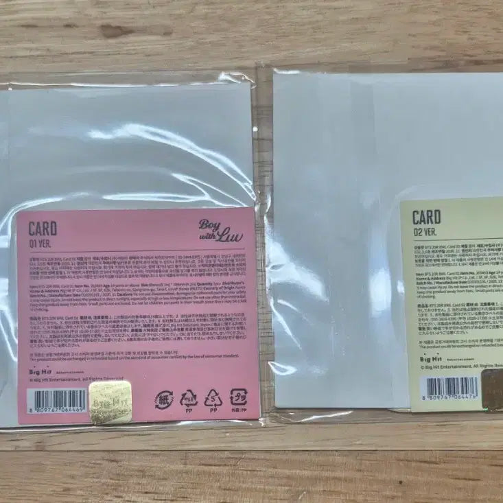 [BUNJANG] BTS Boy With Luv Card Set / (미개봉)BTS Boy With Luv 카드세트
