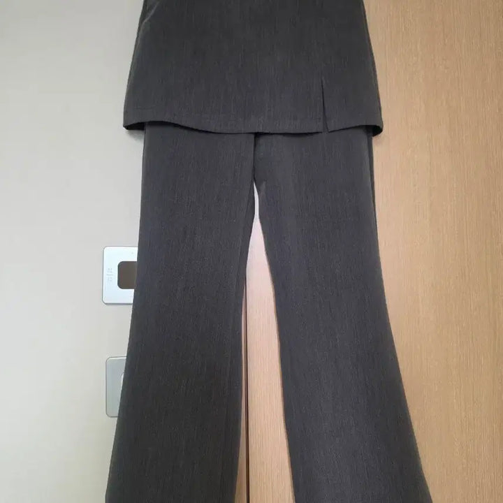 [BUNJANG] Wrap Skirt Pants, Bootcut Slacks / 고퀄 랩치마바지 부츠컷 슬랙스바지  랩레이어드바지
