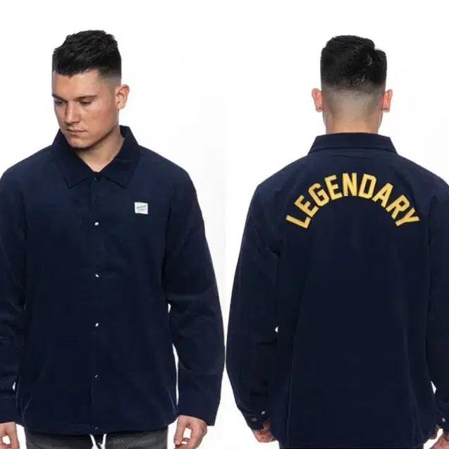 [BUNJANG] Mitchell &amp; Ness Essential Corduroy Coach Jacket / [L] 미첼앤네스 에센셜 레전더리 코듀로이 코치자켓