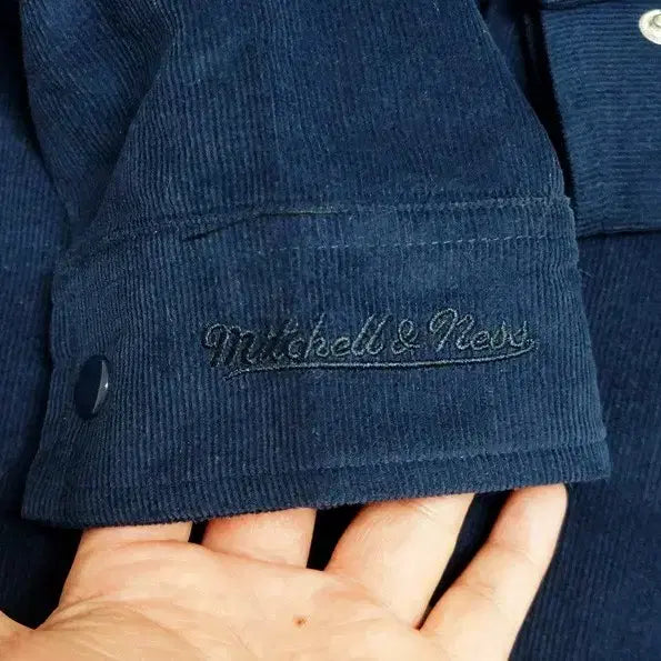 [BUNJANG] Mitchell &amp; Ness Essential Corduroy Coach Jacket / [L] 미첼앤네스 에센셜 레전더리 코듀로이 코치자켓