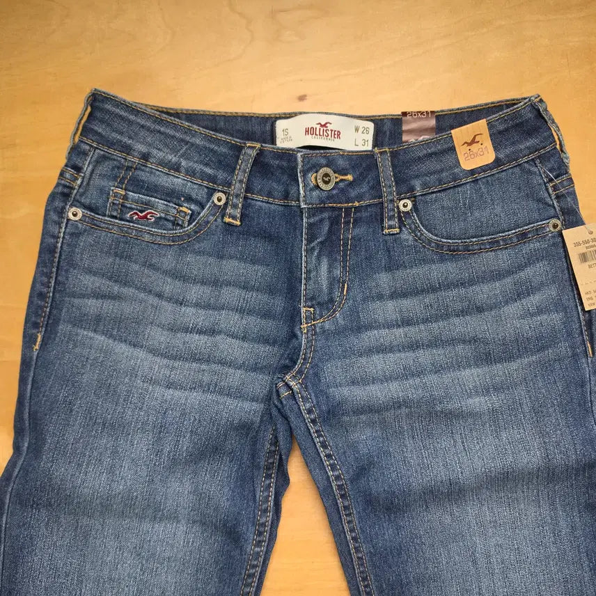 [BUNJANG] Hollister Slim Straight Denim Jeans / [새상품] 홀리스터 정품 슬림 일자 데님