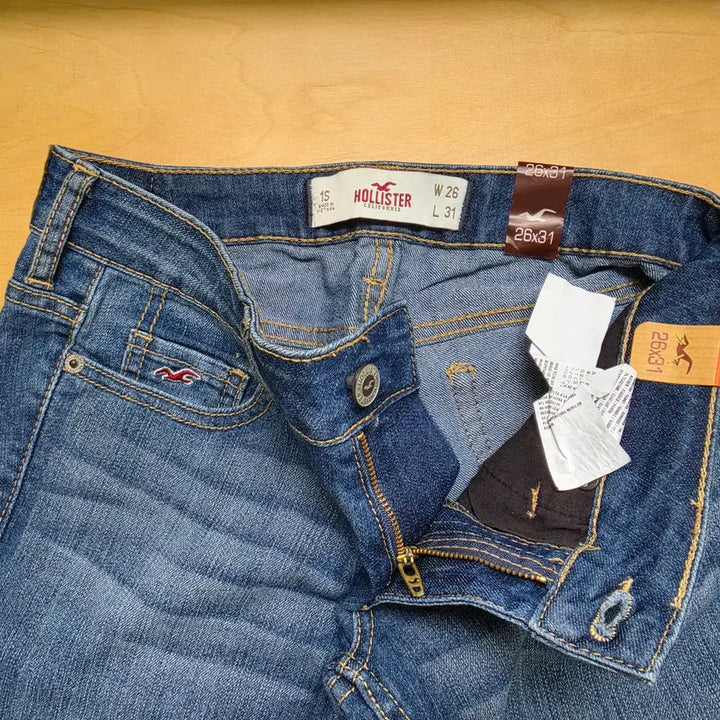 [BUNJANG] Hollister Slim Straight Denim Jeans / [새상품] 홀리스터 정품 슬림 일자 데님
