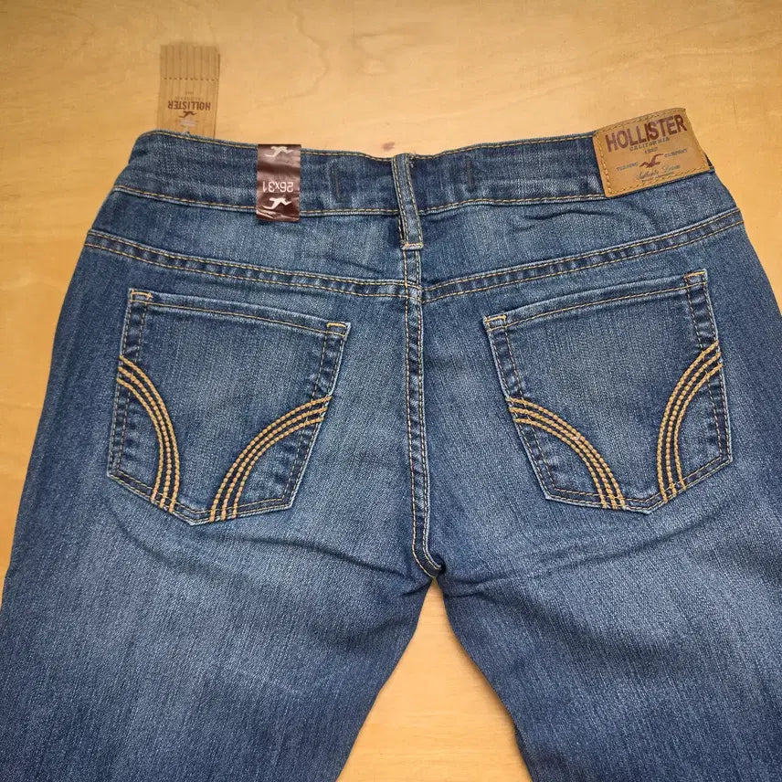 [BUNJANG] Hollister Slim Straight Denim Jeans / [새상품] 홀리스터 정품 슬림 일자 데님