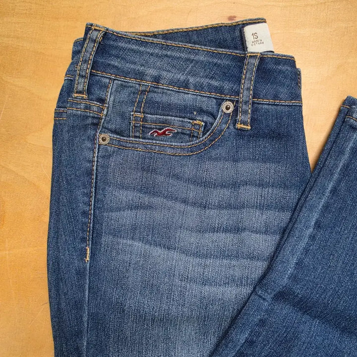 [BUNJANG] Hollister Slim Straight Denim Jeans / [새상품] 홀리스터 정품 슬림 일자 데님