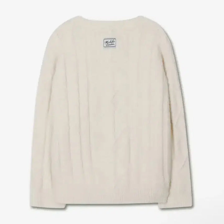 [BUNJANG] Michiko London Fisherman Cable Wool Knit Cream / 미치코런던 피셔맨 케이블 울 니트 크림