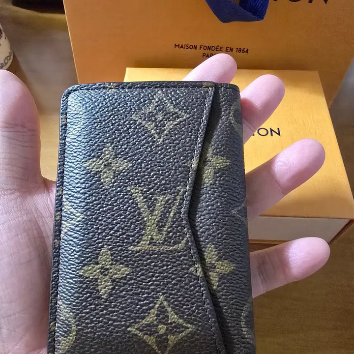 [BUNJANG] Louis Vuitton Monogram Pocket Organizer Brown / 루이비통 포켓 모노그램 오거나이저 브라운 색상