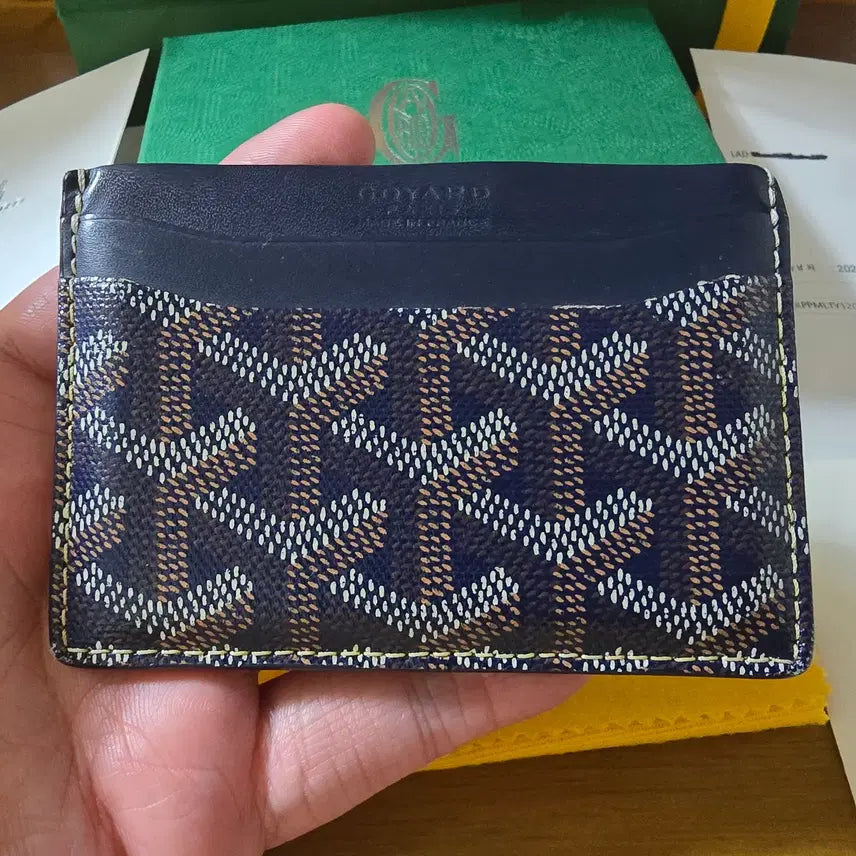 [BUNJANG] Goyard Saint-Pierre Card Wallet Special Navy / 고야드 생쉴피스 카드지갑 스페셜네이비 색상