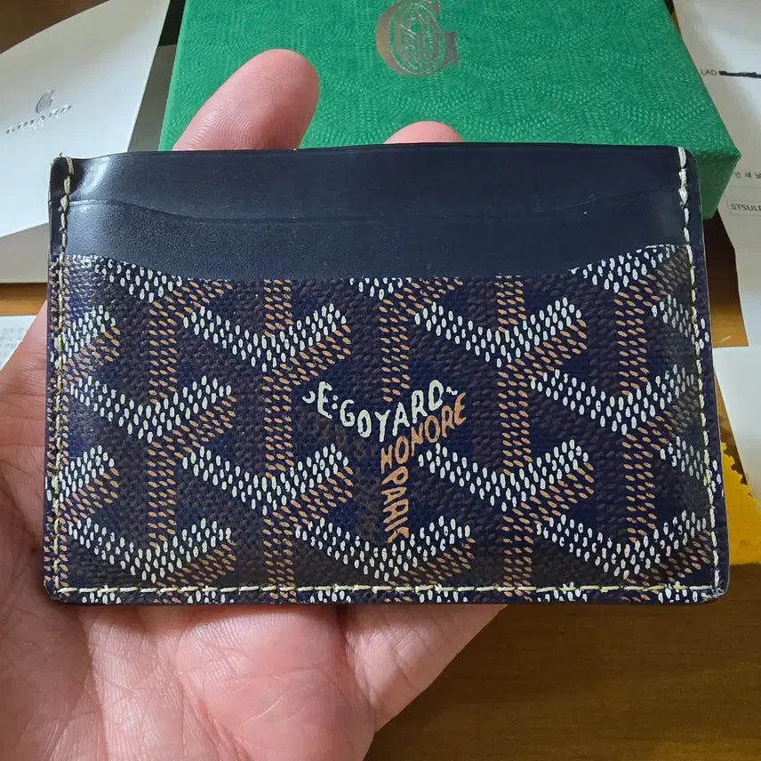 [BUNJANG] Goyard Saint-Pierre Card Wallet Special Navy / 고야드 생쉴피스 카드지갑 스페셜네이비 색상